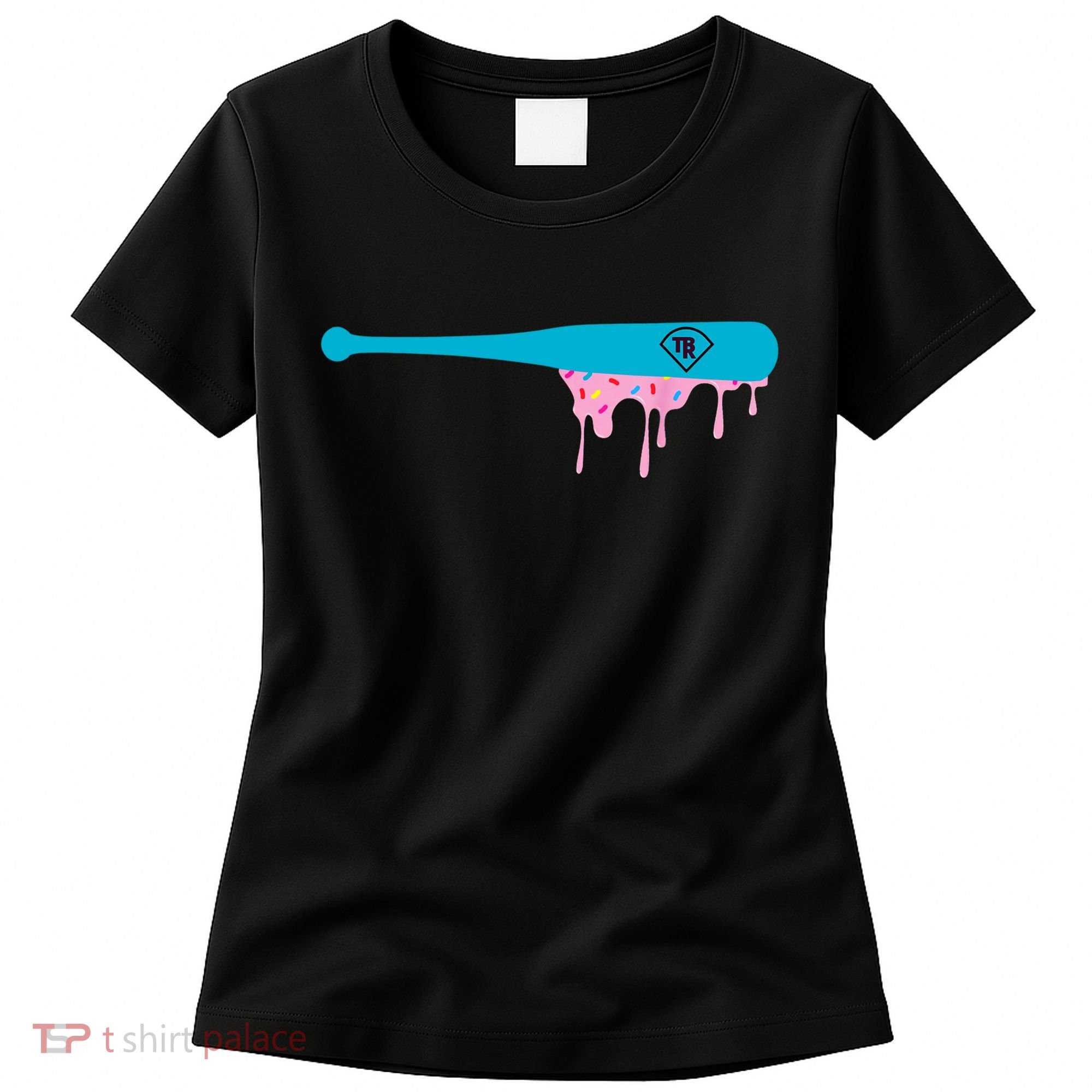 Baseball Bat With Sprinkles Drip Women's T-Shirt