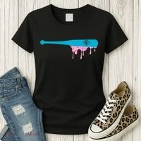 Baseball Bat With Sprinkles Drip Women's T-Shirt thumb 3
