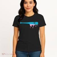 Baseball Bat With Sprinkles Drip Women's T-Shirt thumb 4