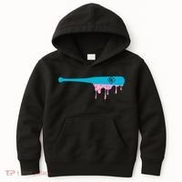 Baseball Bat With Sprinkles Drip Kids Hoodie thumb 0