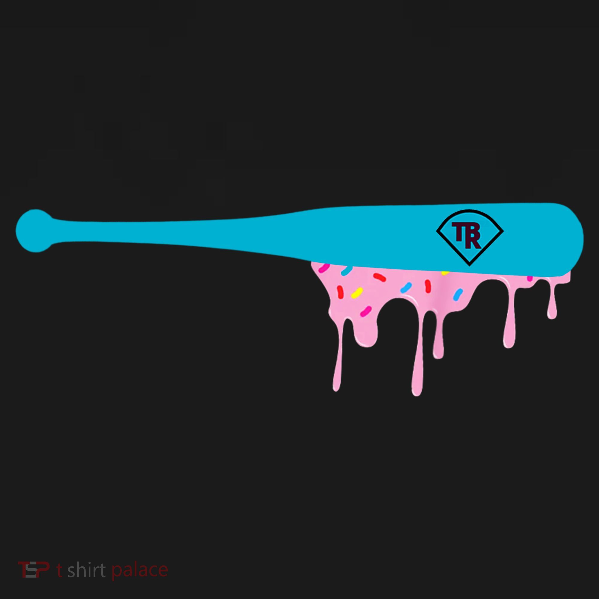 Baseball Bat With Sprinkles Drip Kids Hoodie