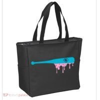 Baseball Bat With Sprinkles Drip Tote Bag thumb 2