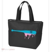 Baseball Bat With Sprinkles Drip Tote Bag thumb 3