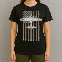 B17 Bomber WW2 Plane Aircraft USA Flag Veteran Pilot Gift T-Shirt thumb 4