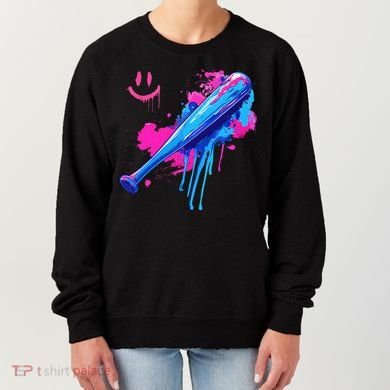 Baseball Bat With Sprinkles Drip Women's Sweatshirt