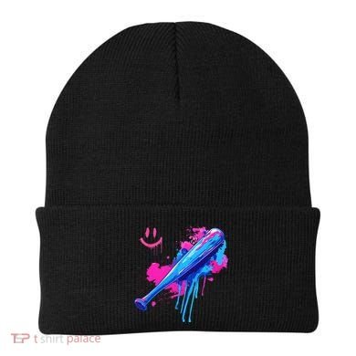 Baseball Bat With Sprinkles Drip Beanie