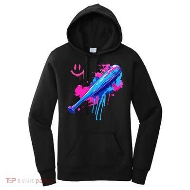 Baseball Bat With Sprinkles Drip Women's Hoodie