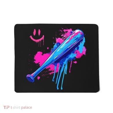Baseball Bat With Sprinkles Drip Mousepad