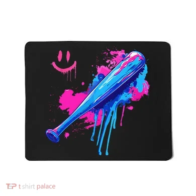 Baseball Bat With Sprinkles Drip Mousepad