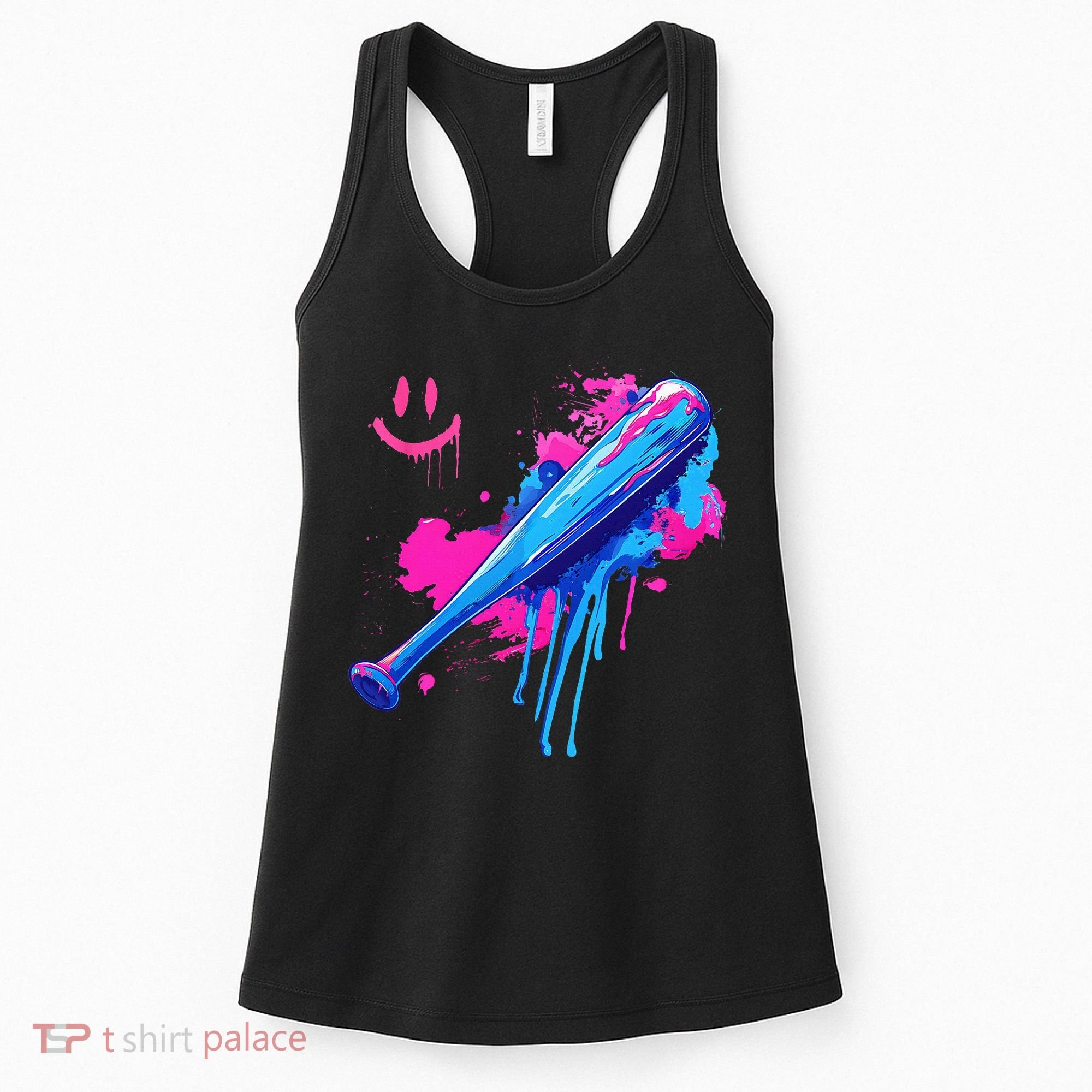 Baseball Bat With Sprinkles Drip Women's Tank Top
