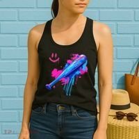 Baseball Bat With Sprinkles Drip Women's Tank Top thumb 2