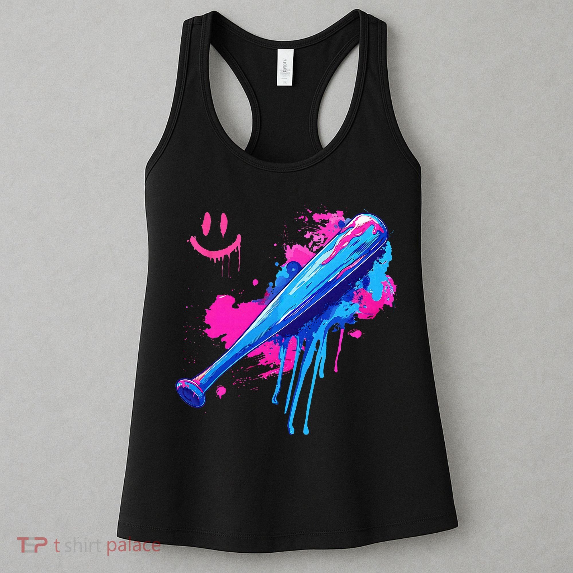 Baseball Bat With Sprinkles Drip Women's Tank Top