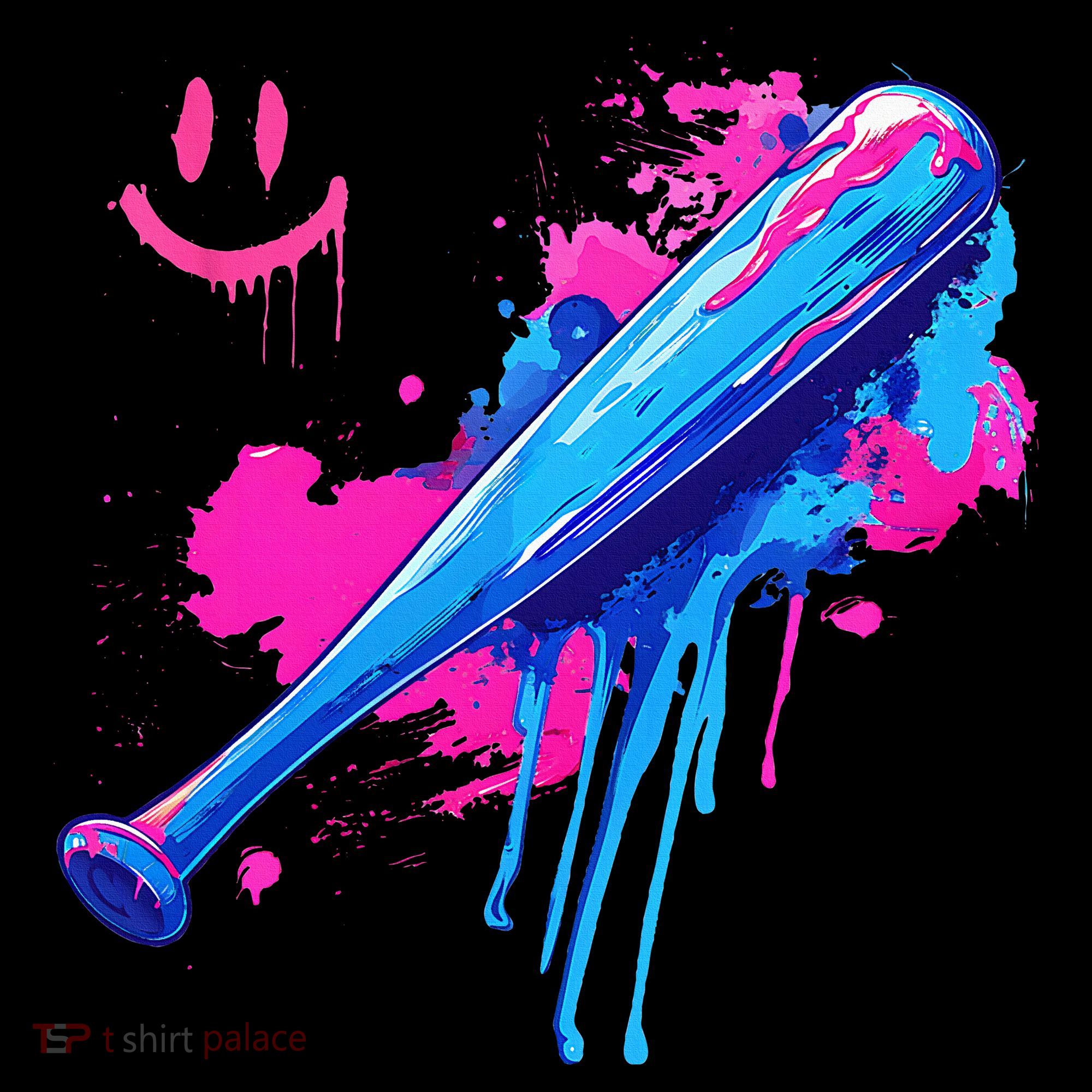 Baseball Bat With Sprinkles Drip Baby Bodysuit