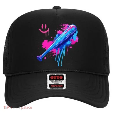 Baseball Bat With Sprinkles Drip Hat