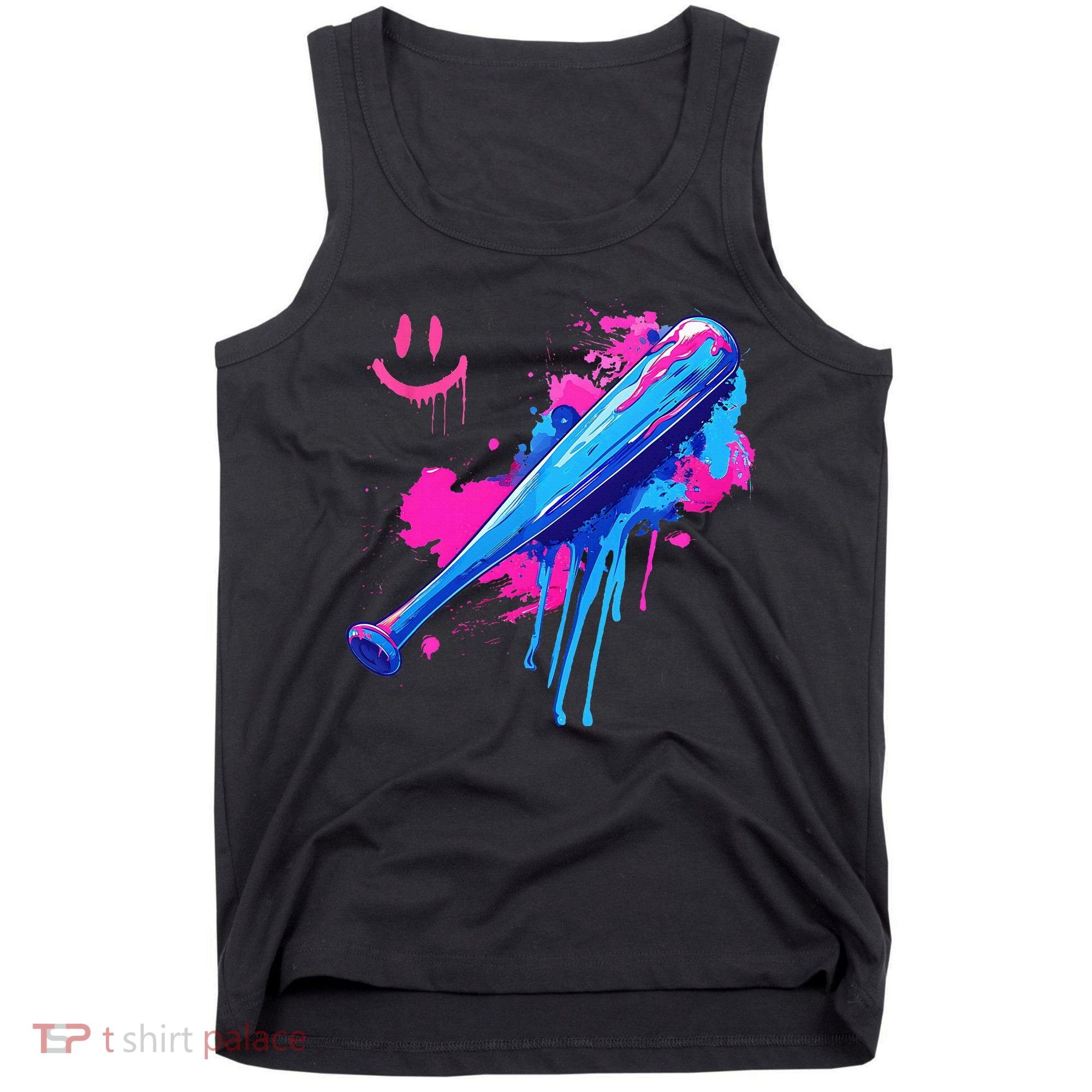 Baseball Bat With Sprinkles Drip Tank Top