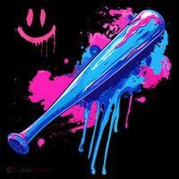 Baseball Bat With Sprinkles Drip Tank Top thumb 6