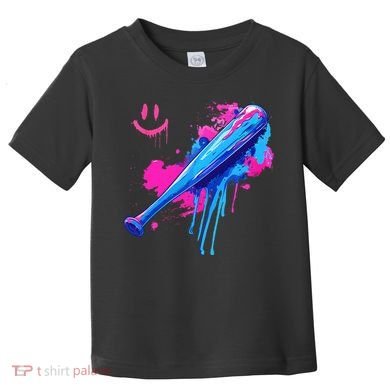 Baseball Bat With Sprinkles Drip Toddler T-Shirt