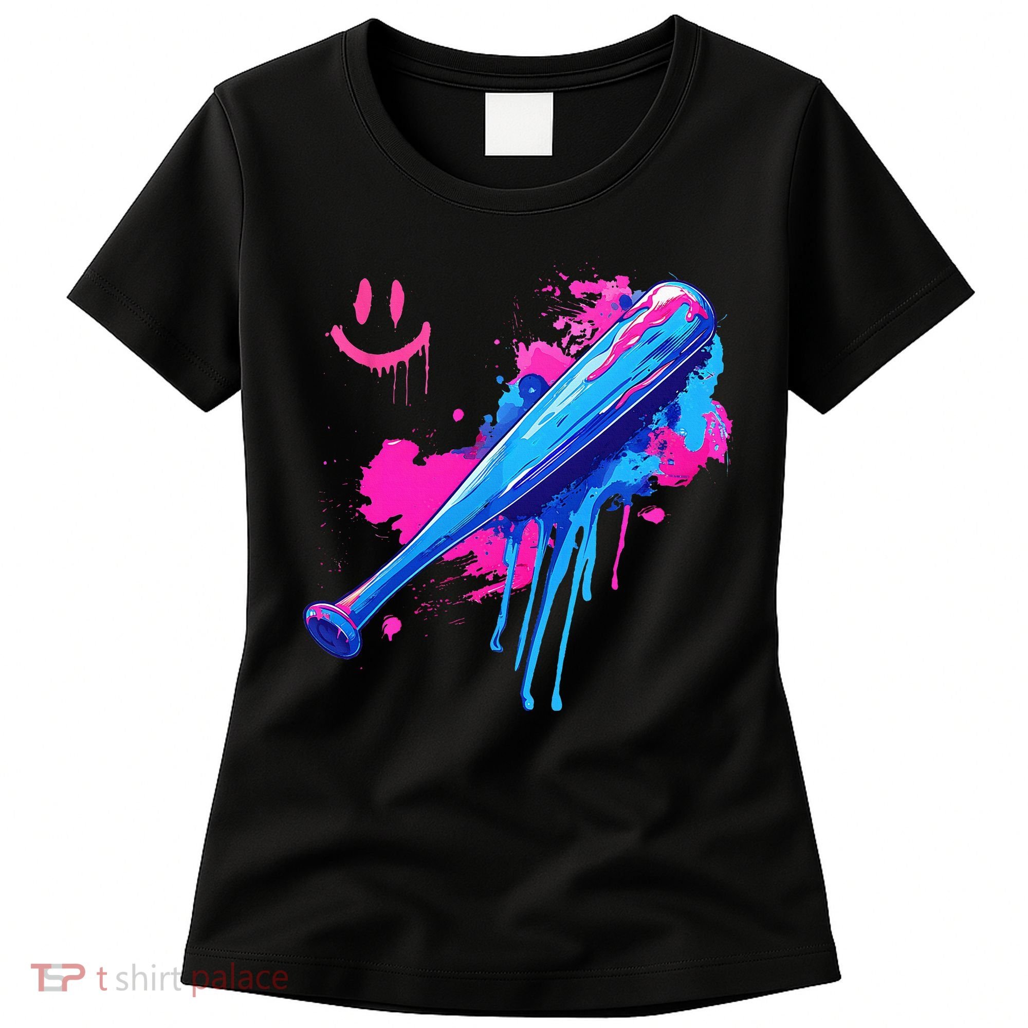 Baseball Bat With Sprinkles Drip Women's T-Shirt