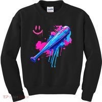 Baseball Bat With Sprinkles Drip Kids Sweatshirt thumb 0