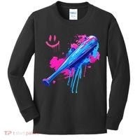 Baseball Bat With Sprinkles Drip Kids Long Sleeve Shirt thumb 0