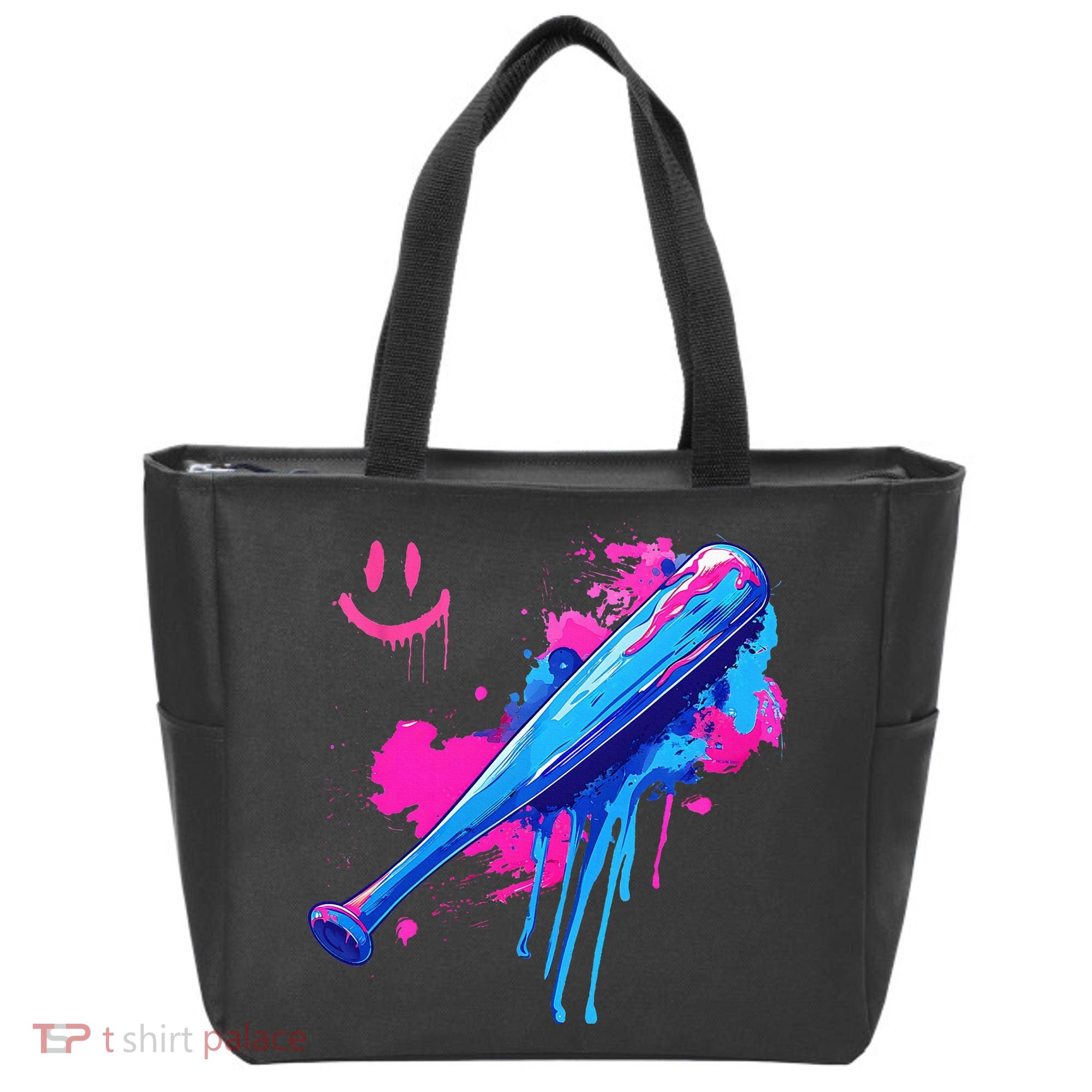 Baseball Bat With Sprinkles Drip Tote Bag