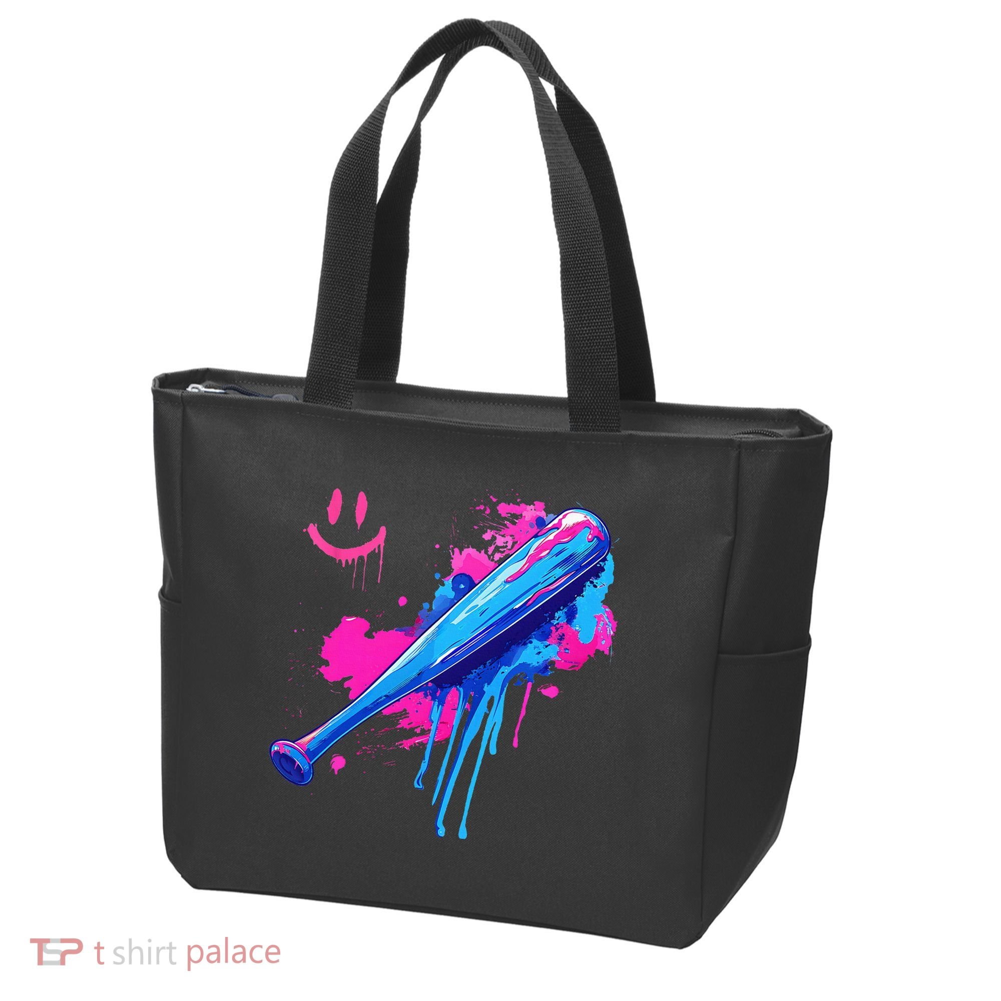 Baseball Bat With Sprinkles Drip Tote Bag