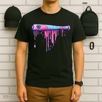Baseball Bat With Sprinkles Drip T-Shirt thumb 6
