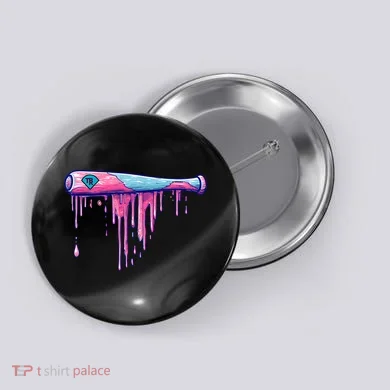 Baseball Bat With Sprinkles Drip Button