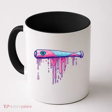 Baseball Bat With Sprinkles Drip Coffee Mug