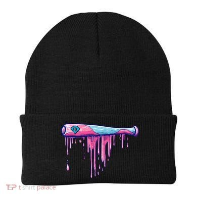 Baseball Bat With Sprinkles Drip Beanie