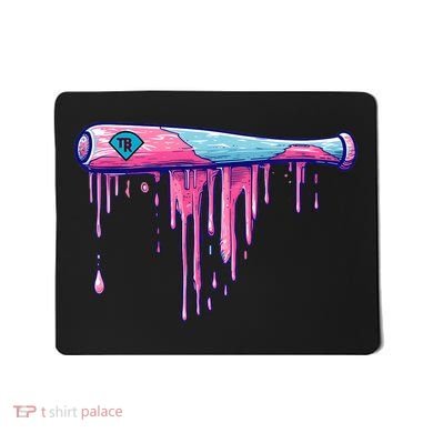 Baseball Bat With Sprinkles Drip Mousepad