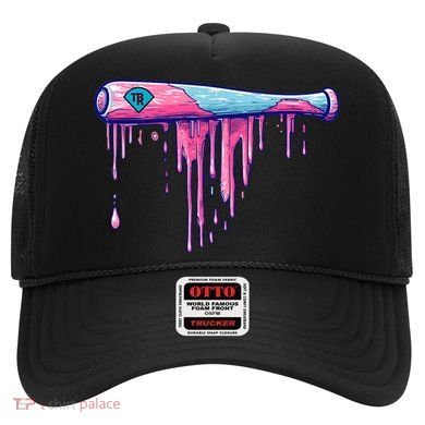 Baseball Bat With Sprinkles Drip Hat