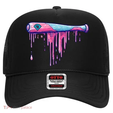 Baseball Bat With Sprinkles Drip Hat