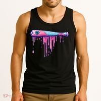 Baseball Bat With Sprinkles Drip Tank Top thumb 3