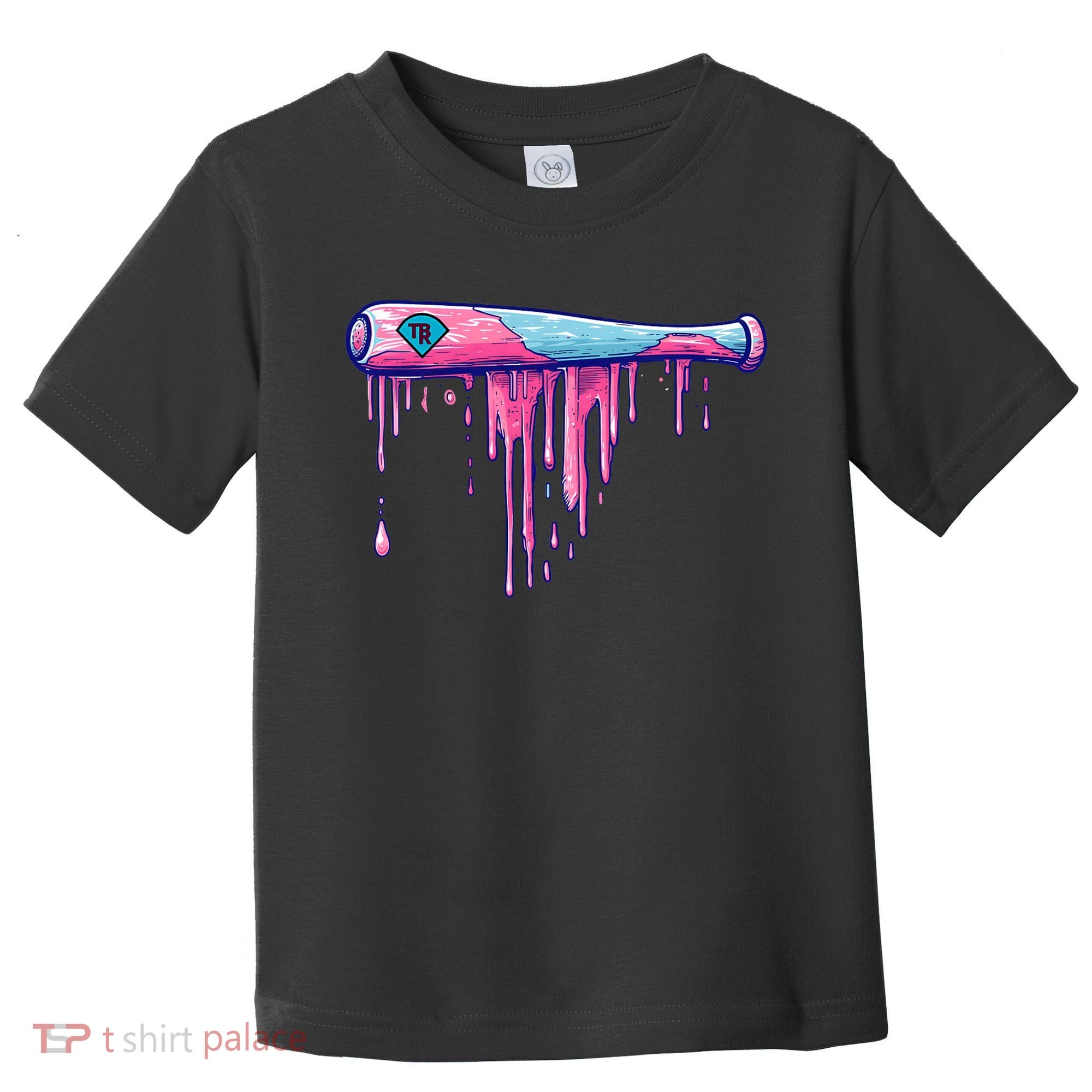 Baseball Bat With Sprinkles Drip Toddler T-Shirt