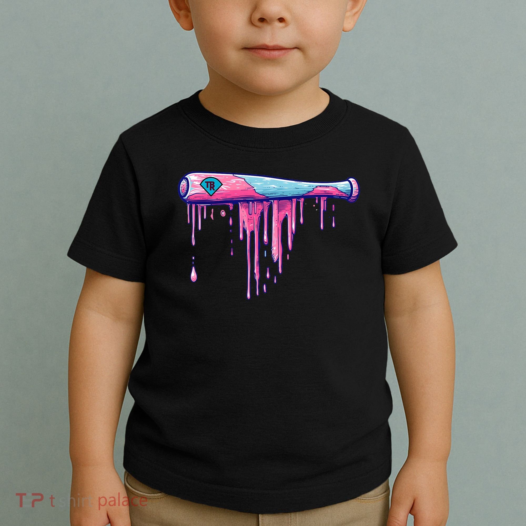 Baseball Bat With Sprinkles Drip Toddler T-Shirt