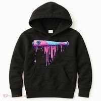 Baseball Bat With Sprinkles Drip Kids Hoodie thumb 0