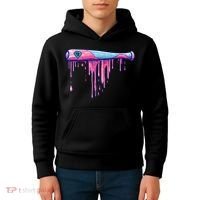 Baseball Bat With Sprinkles Drip Kids Hoodie thumb 4