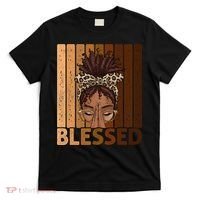 Blessed Black Woman Praying African American Christian  T-Shirt thumb 0