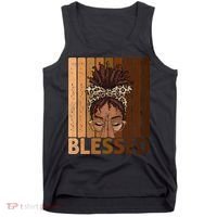 Blessed Black Woman Praying African American Christian  Tank Top thumb 0