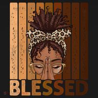 Blessed Black Woman Praying African American Christian  Tank Top thumb 6