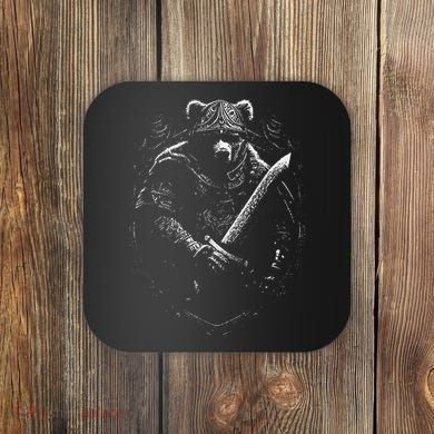 Berserker Bear Warrior Odin Norse Mythology Vikings Coaster