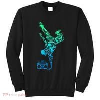 Breakdancer Breakdancing With Hip Hop Dance Music Boombox Sweatshirt thumb 0