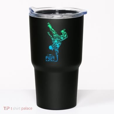 Breakdancer Breakdancing With Hip Hop Dance Music Boombox Tumbler