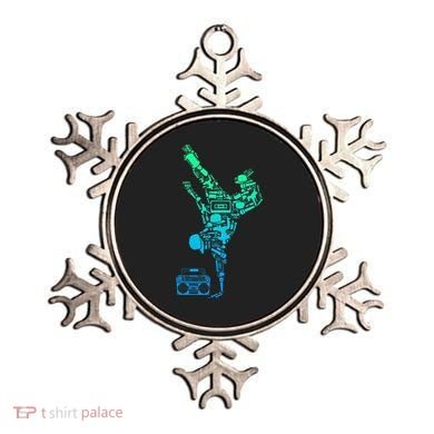 Breakdancer Breakdancing With Hip Hop Dance Music Boombox Ornament