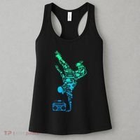 Breakdancer Breakdancing With Hip Hop Dance Music Boombox Women's Tank Top thumb 3