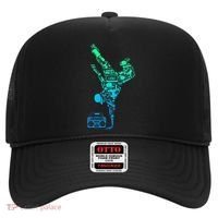 Breakdancer Breakdancing With Hip Hop Dance Music Boombox Hat thumb 0
