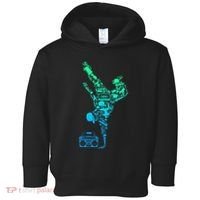 Breakdancer Breakdancing With Hip Hop Dance Music Boombox Toddler Hoodie thumb 0