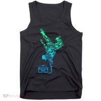 Breakdancer Breakdancing With Hip Hop Dance Music Boombox Tank Top thumb 0