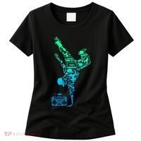 Breakdancer Breakdancing With Hip Hop Dance Music Boombox Women's T-Shirt thumb 0